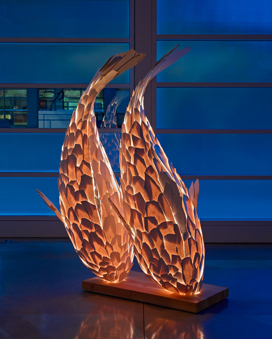 Reefs in Art: Fish Lamps by Frank Gehry