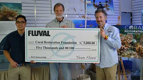 Fluval's $5,000 donation to the CRF