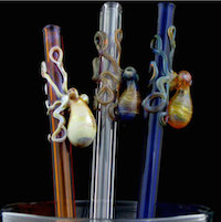 Reefs In Art: Glass Cephalopods. Grab a Straw and Drink This One In
