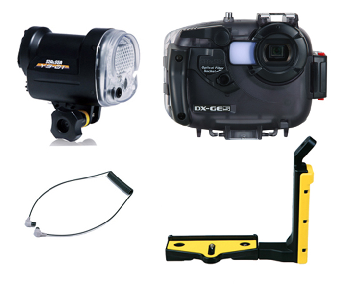 Manufacturers like Sea and Sea offer complete kits of camera, housing and bracket and these represent very good value for money. Photo by Sea and Sea.