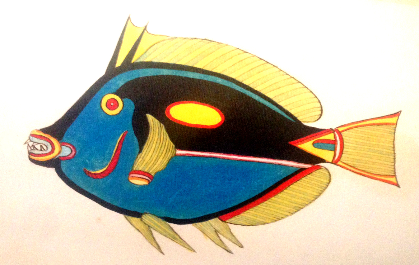 The Pacific Blue Tang, one of Fallours' more accurate depictions.