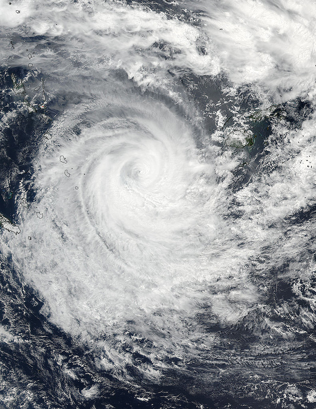 Cyclone Winston. Credit: NASA, Creative Commons.