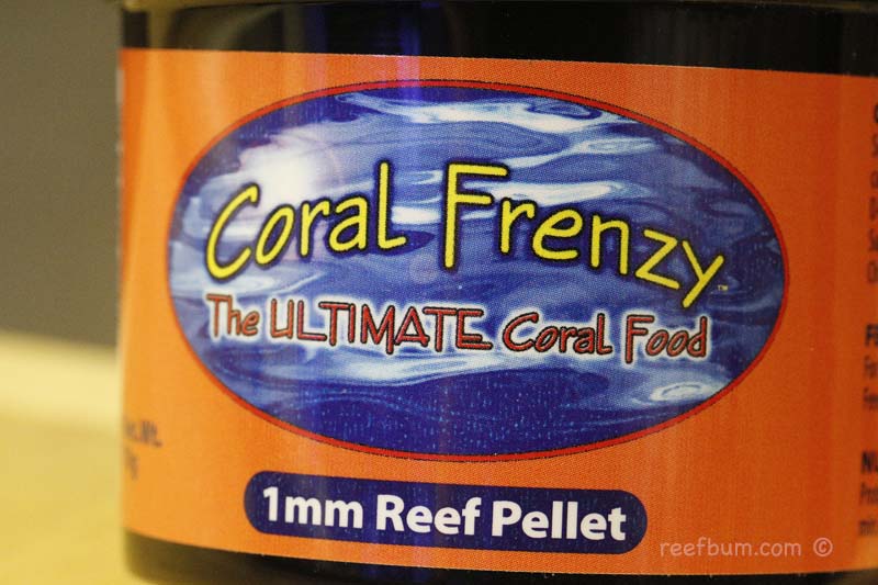 Coral Frenzy Product Overview – 1mm Reef Pellet