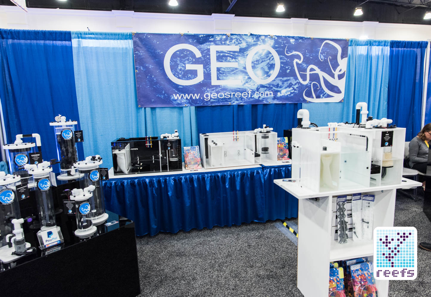 GEO's Reef booth at MACNA 2016 in San Diego