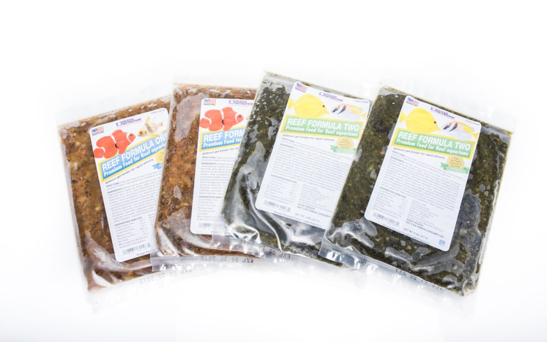 New Product: Ocean Nutrition Reef Formula One & Formula Two Flat Packs