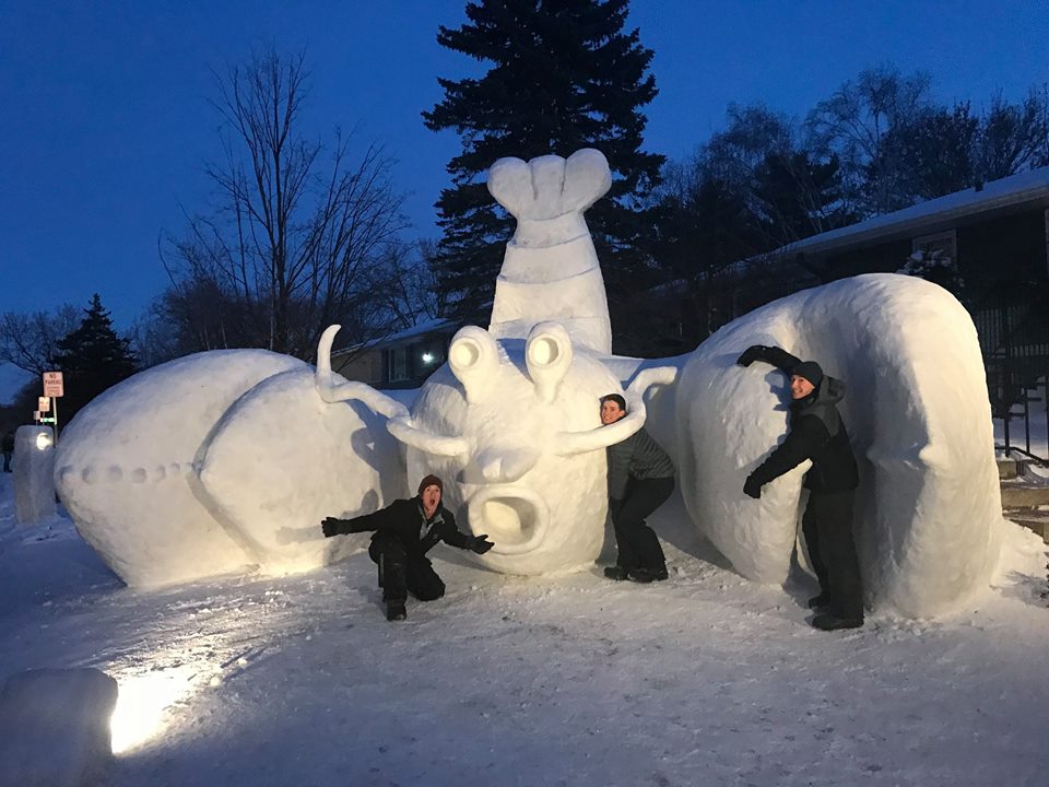 Snow Sculpture Fundraising Success!