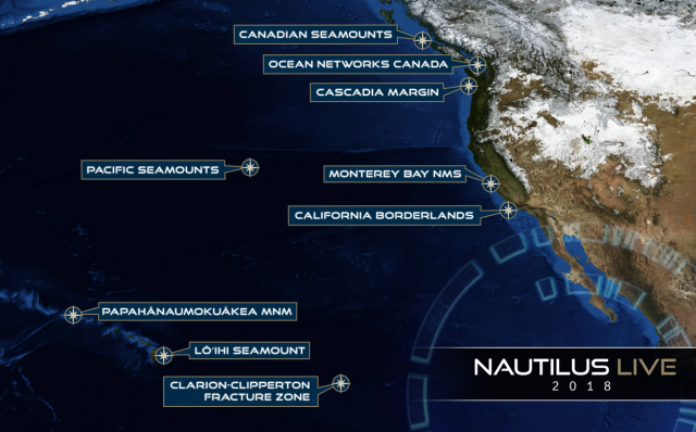 nautilus live 2018 map