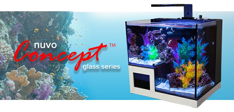 IM's NUVO Concept Abyss Drop-Off Aquarium goes glass