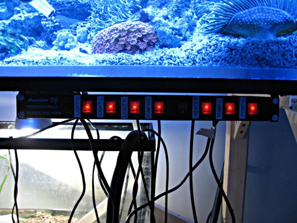 Aquarium electrical hot sale panel