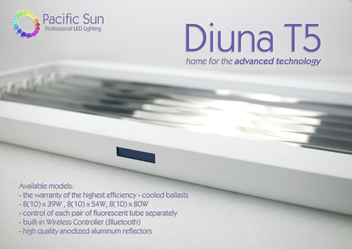 Pacific Sun Diuna T5 lighting system