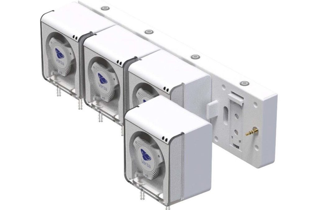 Ecotech Begins Shipping New Versa Dosing Pumps with use on Mobius